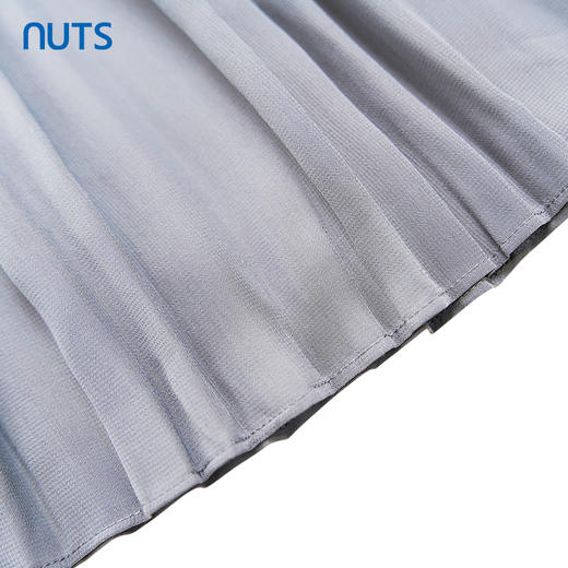 NUTS商场同款夏季高腰松紧宽松百褶垂感中长款半身裙女424061101 商品图4