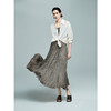 棉仓362617011-初棉流光溢彩手工压褶半身裙 商品缩略图1