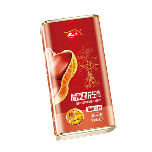 【中国农垦】九三精选优榨花生油（马口铁）1.5L 商品图5