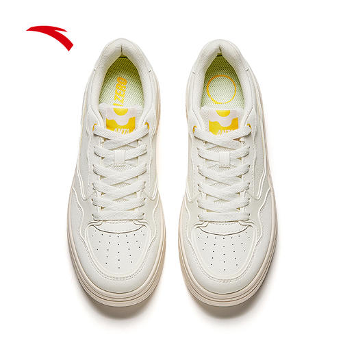 安踏果冻丨厚底增高板鞋女鞋秋季新款小白鞋百搭运动122538037 商品图6