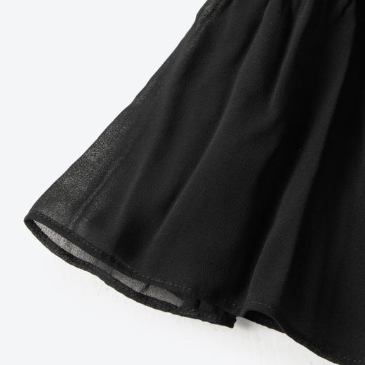 【商场同款】诗凡黎浪漫细褶半身裙2025夏新款飘逸裙子3G5240861 商品图4