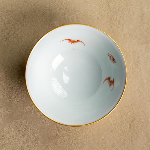 一儒堂金地五桃水蜜桃敞口杯 商品图3