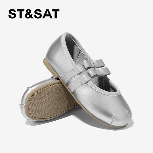 【童鞋】星期六法式芭蕾风双条带女童玛丽珍SSD3191U0X 商品图3