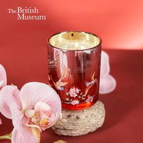 大英博物馆东方梦境系列单只香氛蜡烛-富贵花开