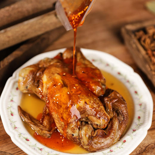 热卖！超值3只！脱骨流油！山东德州守滋纸包鸡 500g/袋 先炸后卤 椒麻鲜香 商品图9