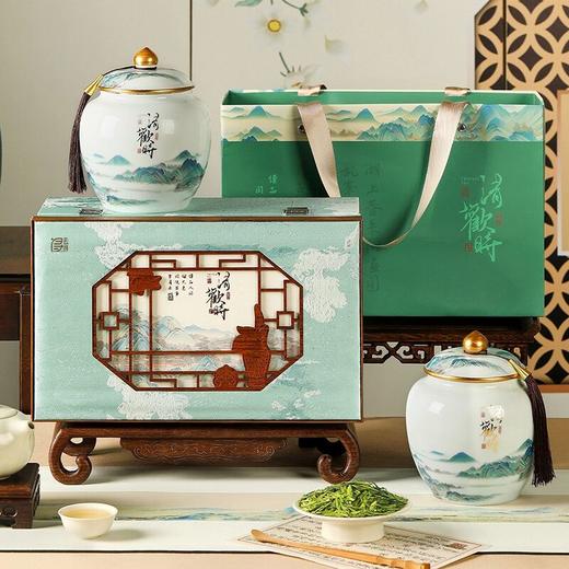 【一品江南礼盒】去寻头春头采明前特级龙井茶罐国风高奢茶礼送礼茶叶 商品图0