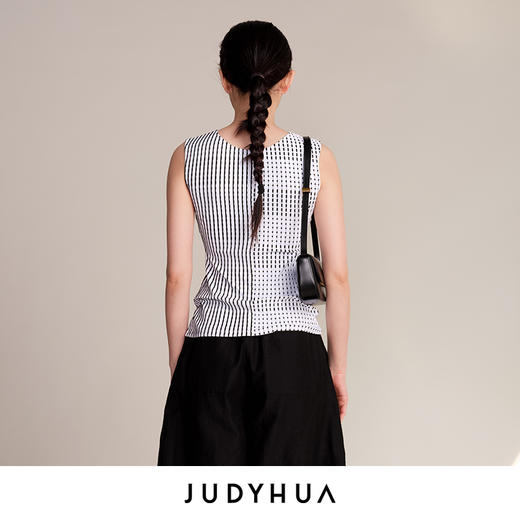 JUDYHUA J For Judy 条纹打底背心 商品图2