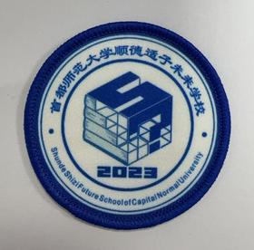 通版佛山市顺德区首都师范大学顺德适子未来学校包边校徽服缝烫51