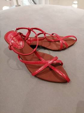 【门店同款】ENJOY夏季尖头小猫跟凉鞋 162699256