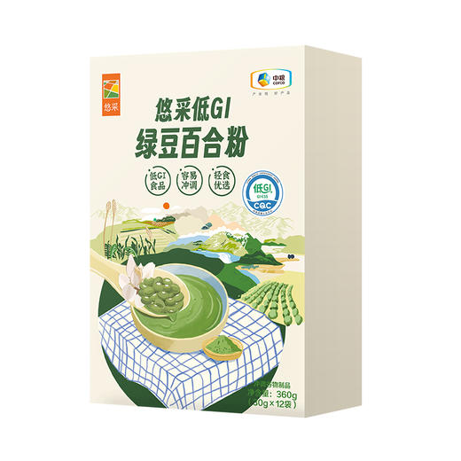 【低糖轻负担组合】中粮悠采低糖红豆薏米粉360g+中粮悠采低糖绿豆百合粉360g-（效期至26年7月）-专享价 商品图4