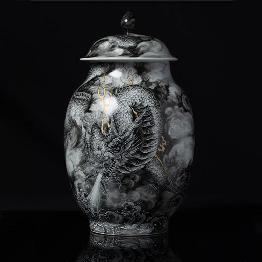 一儒堂墨龙将军罐 商品图0