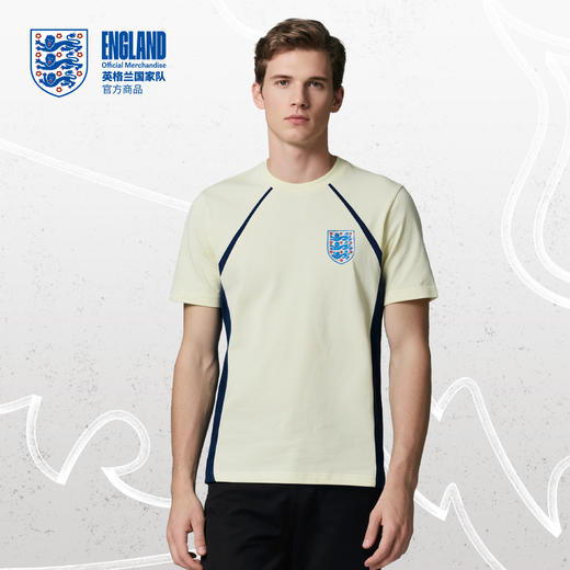 【官方正版】英格兰国家队 | 夏季新款米色速干T恤凉感透气短袖 商品图1