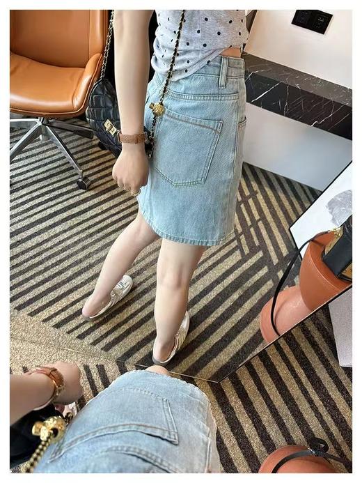 版型wu敌【新品推荐】英国·高士线防走光牛仔短裙-喜出 商品图4