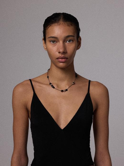 TINOM｜030425-1 Radicula 须根项链 [ 黑银 ] 商品图2