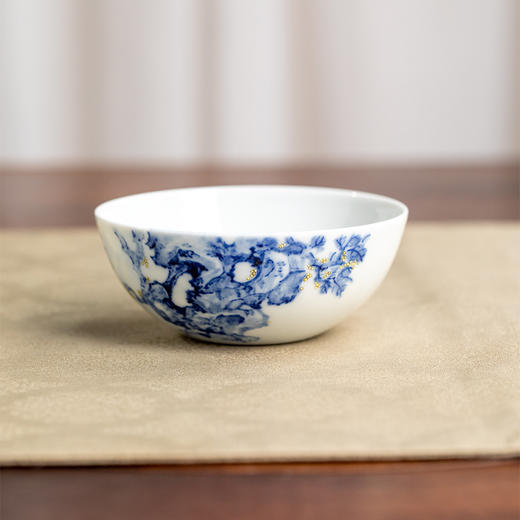 一儒堂青花加彩金鱼卧足杯 商品图5