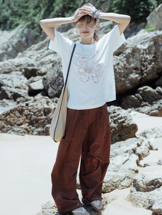 步履不停/5B43156C/工装贴袋气球裤休闲阔腿裤 商品图1