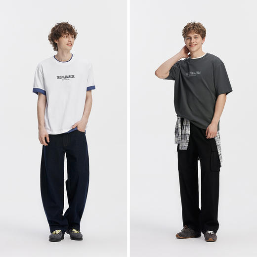 [商场同款]森马史迪奇合作系列短袖T恤男2025秋新款卡通印花上衣 商品图2