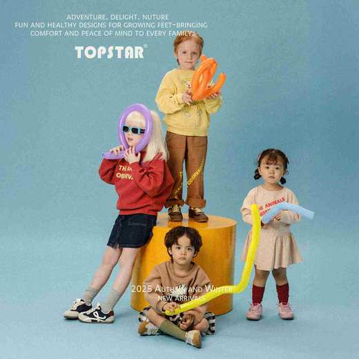 【25秋上新】TOPSTAR软底儿童运动鞋女童秋季新款透气休闲鞋男童户外鞋6048 商品图4