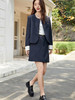 质感爆棚！藏青色简约西装外套 经典剪裁解锁百搭新风尚 商品缩略图1