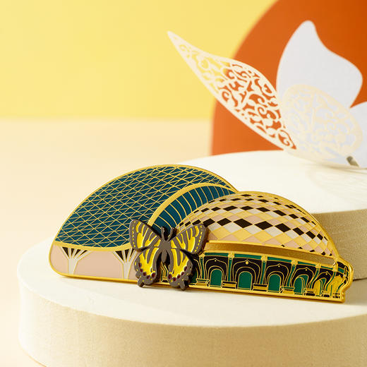 牛首山文创国风AR冰箱贴磁贴个性创意装饰门贴福运连绵平安喜乐贴饰 商品图2