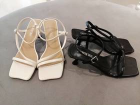 【门店同款】ENJOY夏季法式一字细带凉鞋 162347605