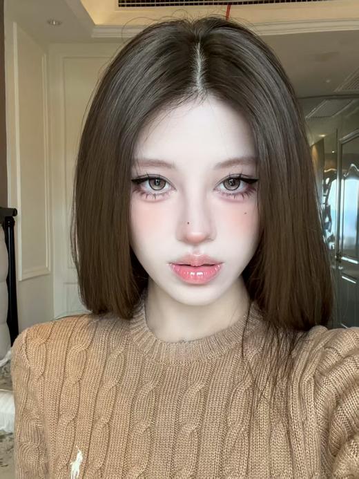 【月抛大直径】MIXMIXX-光与夜之恋 棕-14.5mm【月抛 0-1000度 含525/575】 商品图1