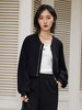 黑色短款棒球服女 春秋季宽松显瘦拉链外套 休闲百搭夹克上衣 商品缩略图0