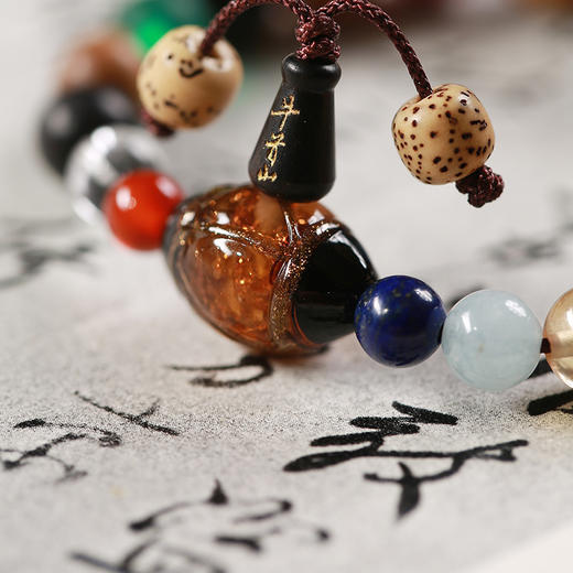 牛首山多宝吉祥粒粒守护牛首十八子手串精美南京纪念品七夕礼物情侣手串 商品图2