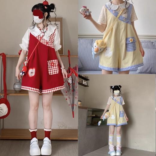 裁缝学苑AS524设计感不对称日系背带裤纸样短裤做衣服打版 商品图2