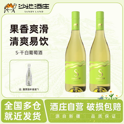 沙地酒庄·绿金S千白葡萄酒 750ml*2  霞多丽酿造  橡木桶陈酿 果香浓郁 商品图3