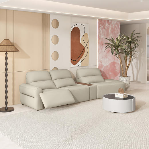 顾家家居整装 现代时尚 皮艺功能沙发KZ.9036 听风屿G 商品图8