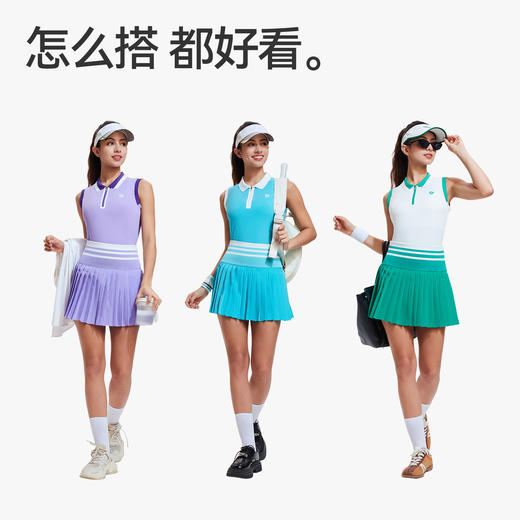 【2025上新】科里芙户外POLO领半拉链翻领背心运动健身无袖单穿T恤夏季显瘦速干 商品图6