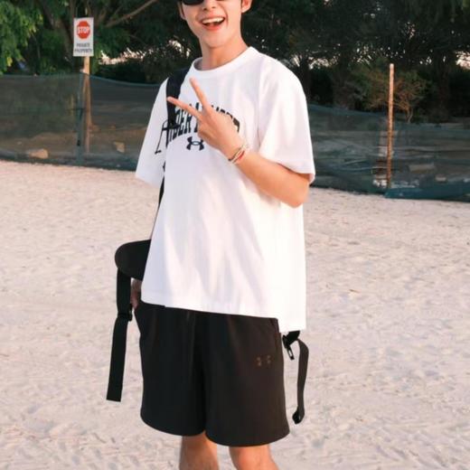 安德玛UA  APAC HALF SLEEVE WM TEE 男士运动短袖T恤 1387994-100 商品图1