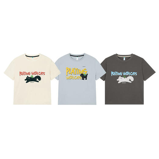 【出游季特惠】ACMEITEM爱棵米 户外动物短袖T恤GAG2440876E 商品图4