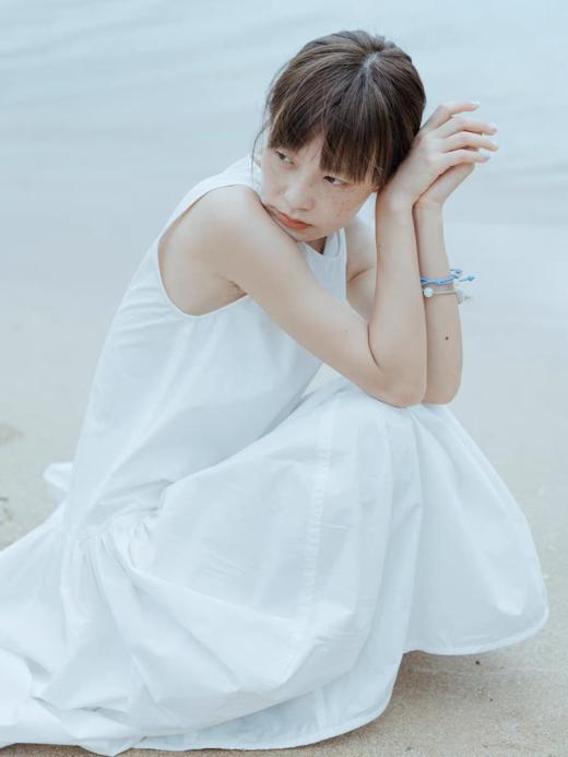 步履不停/5B31179C/白色背心长裙 商品图3