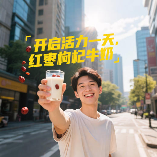 归一红枣枸杞牛奶200ml*12盒*2箱 商品图2