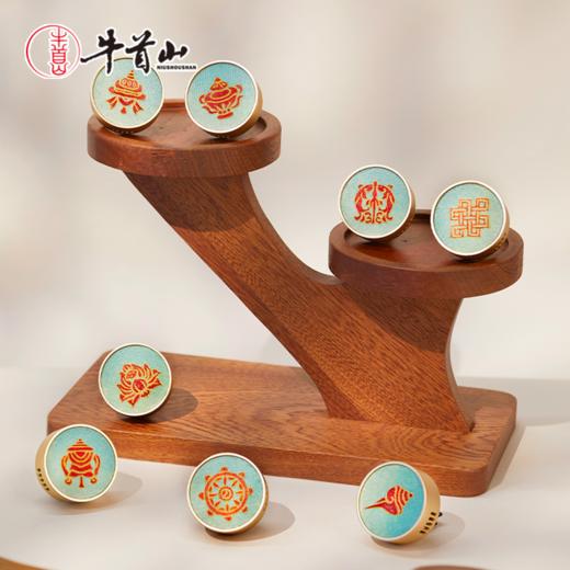 牛首山文创八宝系列精致苏绣车载香薰夹车内装饰礼品文旅纪念品 商品图4