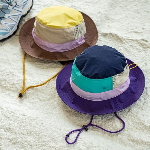2025山系户外机能撞色渔夫帽！户外运动！透气凉感轻便渔夫帽！遮阳帽防晒帽子女款！ 商品图0