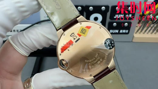 AF卡地亚蓝气球系列 蓝气球42玫金款 大号42mm 玫金壳 罗马面 男士腕表 商品图3