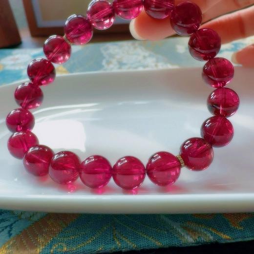 9mm单圈红碧玺手串 商品图3