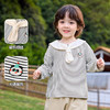 【学院风】嘟嘟家男童披肩领T恤秋季宝宝长袖上衣秋装女童打底衫 商品缩略图2