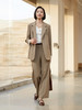 卡其色西装外套女秋季新款 宽松休闲设计感小众高级感小西服上衣 商品缩略图1