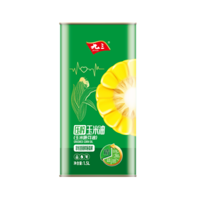 【中国农垦】九三鲜胚精榨玉米胚芽油（马口铁）1.5L
