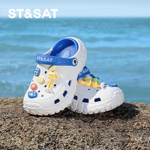 【童鞋】星期六休闲透气户外沙滩男女童洞洞鞋SSD2195U25 商品图1