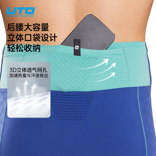 UTO/悠途凉感压缩五分裤 商品图3