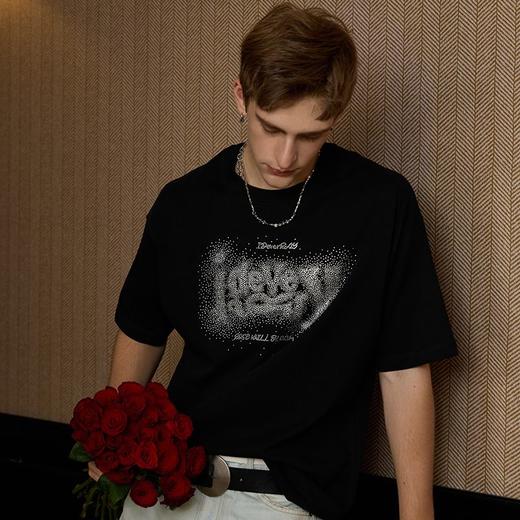 【陈立农同款】2025新升级款情侣烫钻T恤常规款个性上衣百搭夏季21MSL-ID25SSFAT031 商品图6