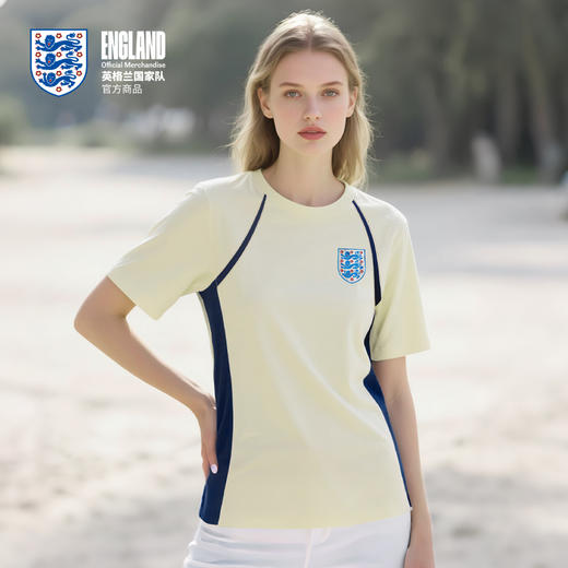 【官方正版】英格兰国家队 | 夏季新款米色速干T恤凉感透气短袖 商品图2