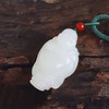 【天然正品】天然青海老料细腻一级白油润度佳和田玉佛公吊坠项链43.9*25.8*17.5MM（皆取最大值）女士现售价：1380特价！090425AH90 商品缩略图5