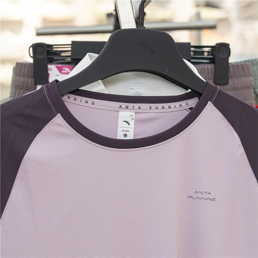 安踏冰丝T短袖t恤女2025秋新款跑步训练服透气运动上衣162535108 商品图4