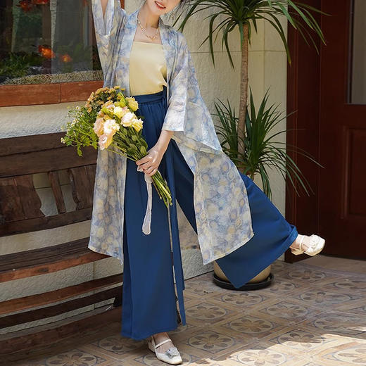 裁缝学苑AQ500开衫外衣吊带改良宋裤三件套纸样女装通勤汉服套装样板 商品图2